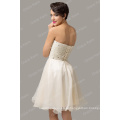 Grace Karin Strapless Sweetheart Organza Grace Karin Bege Cocktail Dress CL6144-1 #